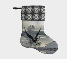 Load image into Gallery viewer, 'Silver Light' Holiday Stocking
