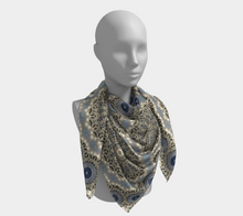 Load image into Gallery viewer, 'Conspiracy' Silk Square Scarf