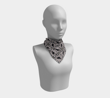 Load image into Gallery viewer, 'Raven Web' Silk Square Scarf