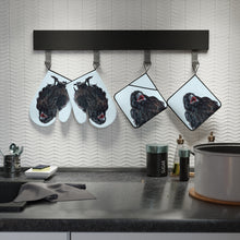 Load image into Gallery viewer, 'Baby Blue' Oven Mitts & Pot Holders Set