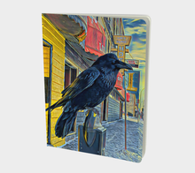 Load image into Gallery viewer, 'Gold Range Raven' Notebook (Large)