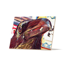 Load image into Gallery viewer, 'Swirly Bird' Ceramic Art Tile