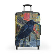 Load image into Gallery viewer, 'Gold Range Raven' Suitcase