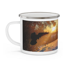 Load image into Gallery viewer, 'Spell Weaving' Enamel Camping Mug