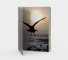 Load image into Gallery viewer, '11:44 am' Spiral Notebook (With Cover)