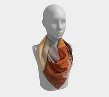 Load image into Gallery viewer, 'Scruffy Fledgling' Silk Square Scarf