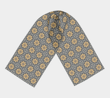 Load image into Gallery viewer, 'Fire & Ice' Silk Long Scarf