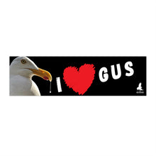 Load image into Gallery viewer, 'I Love Gus' Bumper Sticker (Black)