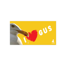 Load image into Gallery viewer, 'I Love Gus' Bumper Sticker (Yellow)