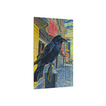 Load image into Gallery viewer, 'Gold Range Raven' Metal Print