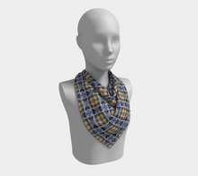 Load image into Gallery viewer, 'Tranquility' Silk Square Scarf