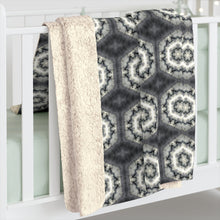 Load image into Gallery viewer, 'Silver Light' Sherpa Fleece Blanket