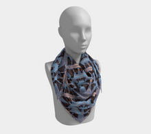 Load image into Gallery viewer, 'Family Gathering' Silk Square Scarf
