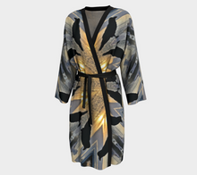 Load image into Gallery viewer, 'Fire & Ice' Peachskin Peignoir