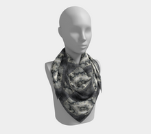 Load image into Gallery viewer, 'Silver Light II' Silk Square Scarf