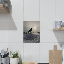 Load image into Gallery viewer, 'Land of Ravens, Gold and Diamonds' Ceramic Art Tile