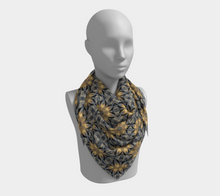 Load image into Gallery viewer, 'Fire & Ice I' Silk Square Scarf