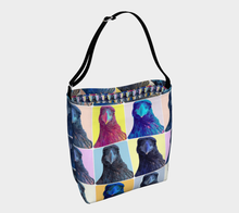Load image into Gallery viewer, 'Warhol Ravens' Stretchy Day Tote