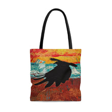 Load image into Gallery viewer, 'Ice Road Raven' Tote Bag