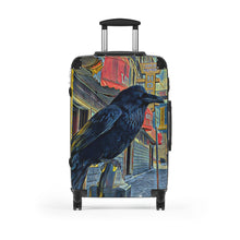 Load image into Gallery viewer, 'Gold Range Raven' Suitcase