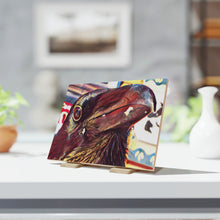 Load image into Gallery viewer, 'Swirly Bird' Ceramic Art Tile