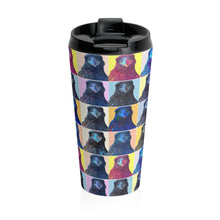 Load image into Gallery viewer, 'Warhol Ravens' Stainless Steel Travel Mug