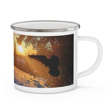 Load image into Gallery viewer, 'Spell Weaving' Enamel Camping Mug