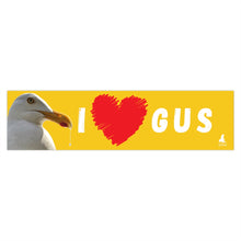 Load image into Gallery viewer, 'I Love Gus' Bumper Sticker (Yellow)