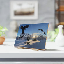 Load image into Gallery viewer, 'Ballet in Blue' Ceramic Art Tile