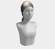 Load image into Gallery viewer, 'Moody Skies' Silk Long Scarf