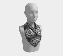Load image into Gallery viewer, 'Silver Light II' Silk Square Scarf