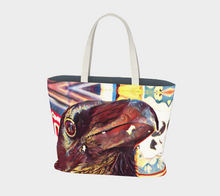 Load image into Gallery viewer, 'Swirly Bird' Market Tote