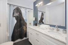 Load image into Gallery viewer, 'Fledgling Portrait' Shower Curtain
