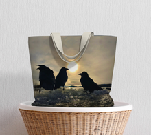 Load image into Gallery viewer, 'Ravens on Ice' Market Tote