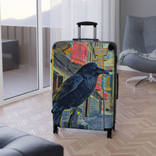 Load image into Gallery viewer, 'Gold Range Raven' Suitcase