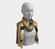 Load image into Gallery viewer, 'Sun Dancers' Silk Long Scarf