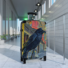 Load image into Gallery viewer, 'Gold Range Raven' Suitcase