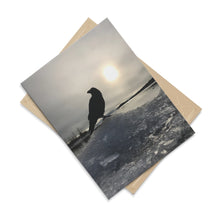 Load image into Gallery viewer, 'Land of Ravens, Gold and Diamonds' Ceramic Art Tile