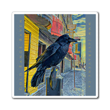 Load image into Gallery viewer, 'Gold Range Raven' Magnet