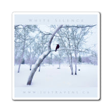 Load image into Gallery viewer, 'White Silence' Magnet