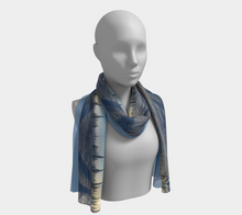 Load image into Gallery viewer, 'Long Shadows' Silk Long Scarf