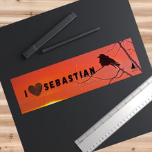 Load image into Gallery viewer, 'I Love Sebastian' Bumper Sticker