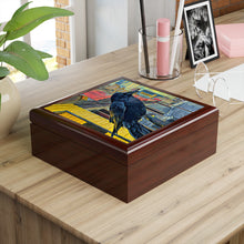 Load image into Gallery viewer, 'Gold Range Raven' Jewelry Box
