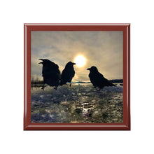 Load image into Gallery viewer, 'Ravens on Ice' Jewelry Box