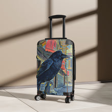 Load image into Gallery viewer, 'Gold Range Raven' Suitcase