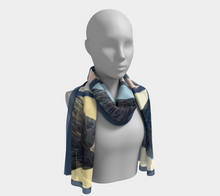 Load image into Gallery viewer, 'Warhol Ravens' Silk Long Scarf