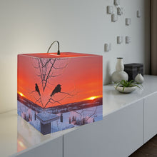 Load image into Gallery viewer, 'Sebastian at Dawn' Cube Lamp