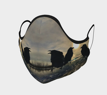 Load image into Gallery viewer, 'Ravens on Ice' Face Covering