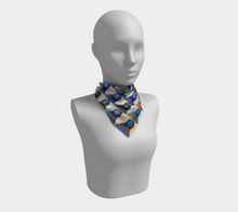 Load image into Gallery viewer, 'Warhol Ravens' Silk Square Scarf