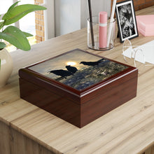 Load image into Gallery viewer, 'Ravens on Ice' Jewelry Box